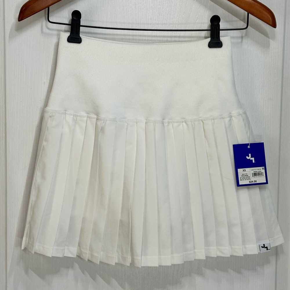 JoyLab White Pleated Tennis Skort Athletic Skirt Built-in Shorts XS 309011737 - Picture 8 of 8